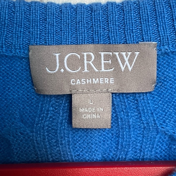 J. CREW Blue Cashmere - Picture 3 of 3